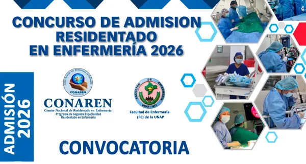 Imagen sobre el concurso de admisión residentado en enfermería 2026