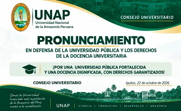 PRONUNCIAMIENTO: EN DEFENSA DE LA UNIVERSIDAD PÚBLICA Y LOS DERECHOS DE LA DOCENCIA UNIVERSITARIA
