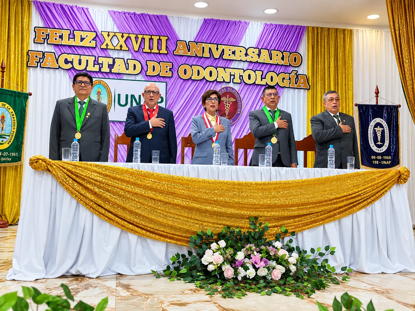 FACULTAD DE ODONTOLOGÍA DE LA UNAP CELEBRA SU 28 ANIVERSARIO Y JURAMENTA A SU NUEVO DECANO