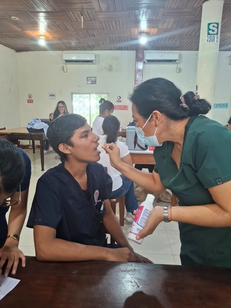 CAMPAÑA DE SALUD EN LA FACULTAD DE MEDICINA HUMANA