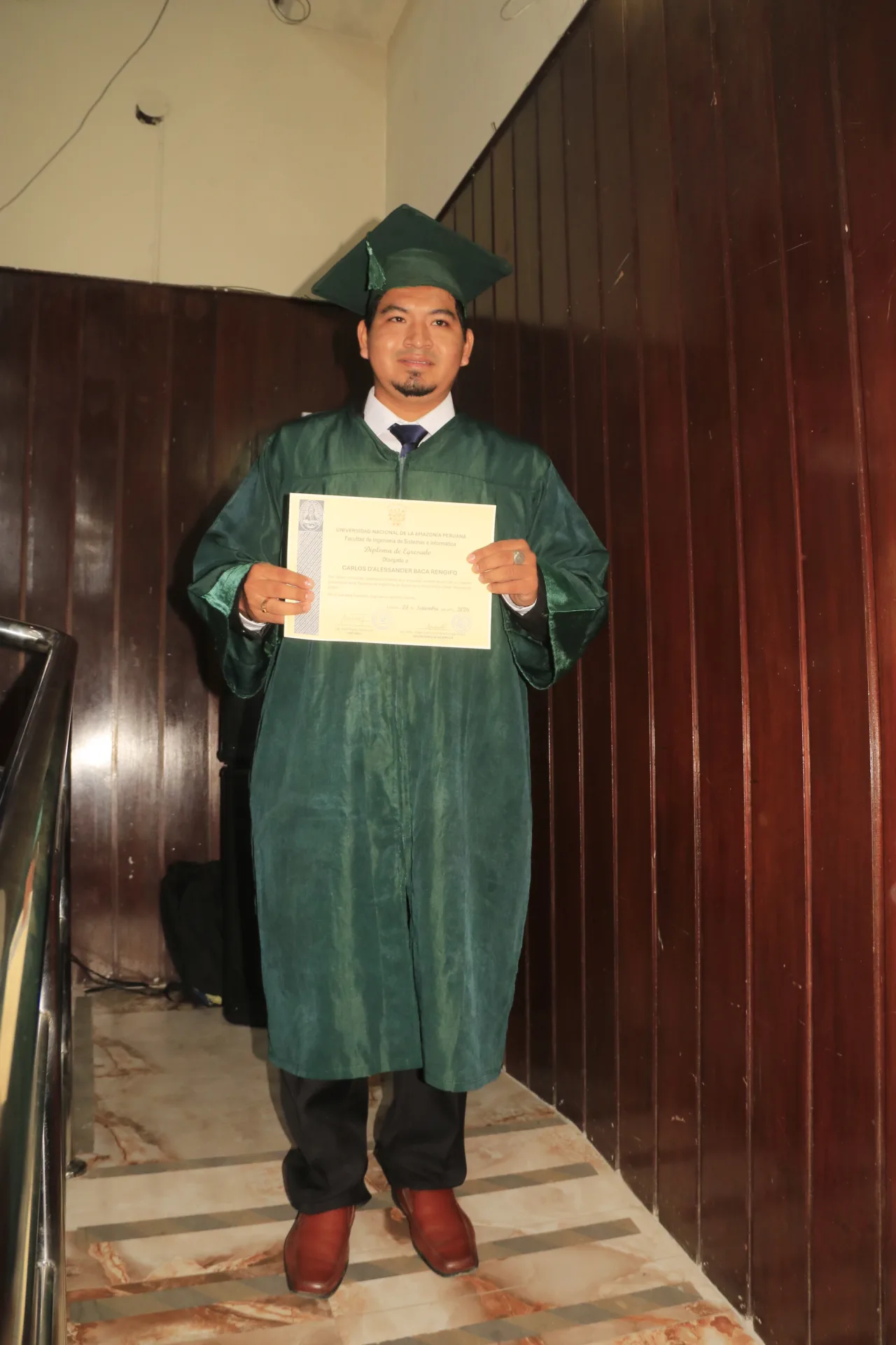 CEREMONIA DE COLACIÓN DE GRADO DE LA FACULTAD DE INGENIERÍA DE SISTEMAS E INFORMÁTICA DE LA UNAP