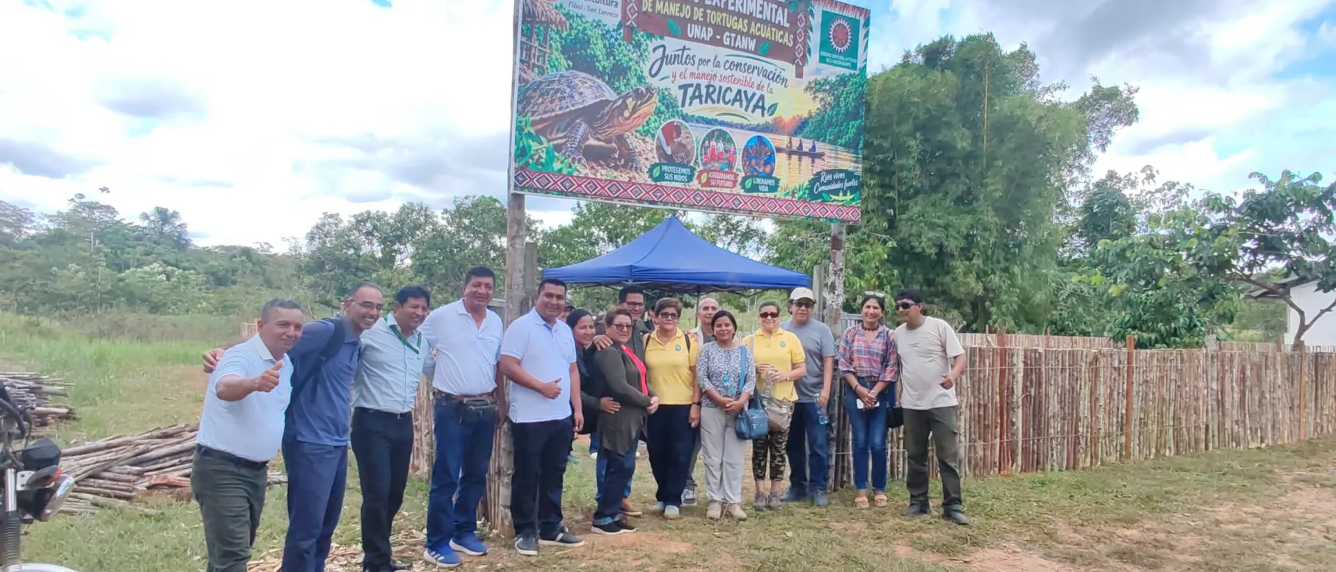 DELEGACIÓN DE LA UNAP PARTICIPA EN ECLOSIÓN DE CRÍAS DE TARICAYA EN PROYECTO DE CONSERVACIÓN EN EL DATEM DEL MARAÑÓN