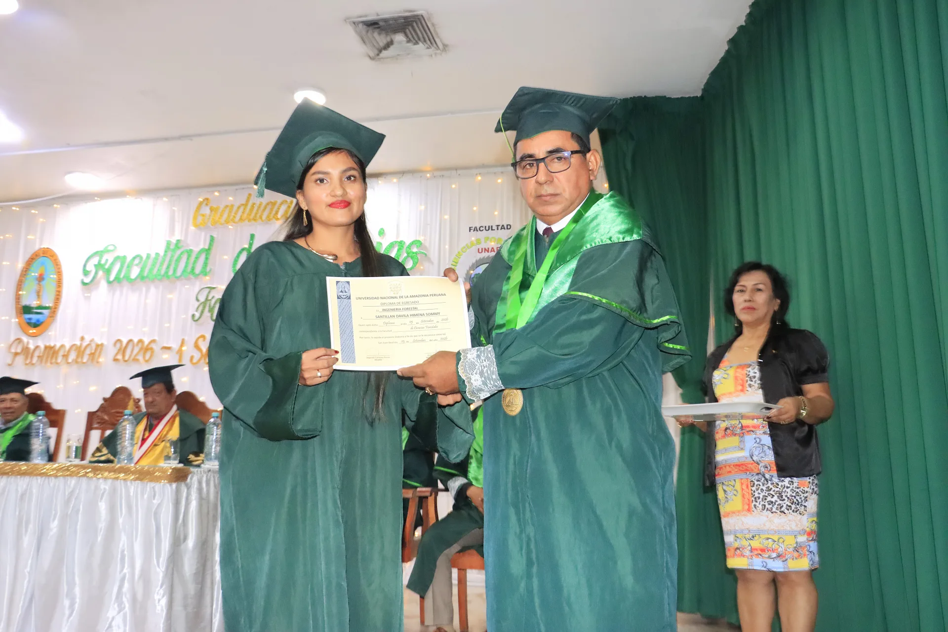 FACULTAD DE CIENCIAS FORESTALES DE LA UNAP GRADÚA A 15 NUEVOS PROFESIONALES