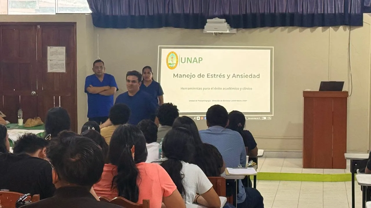 UNAP brinda herramientas para el manejo del estrés y la ansiedad a estudiantes de Odontología
