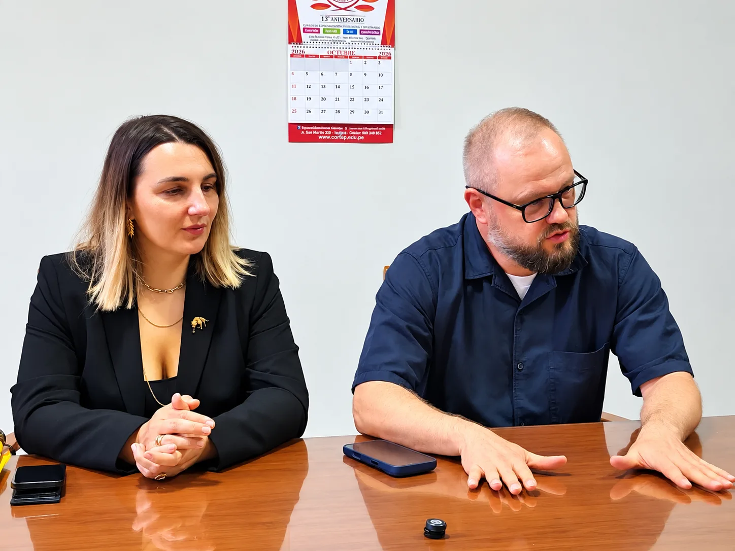 EMBAJADOR DE UCRANIA VISITA LA UNAP Y SOSTIENE ENCUENTRO CON AUTORIDADES UNIVERSITARIAS