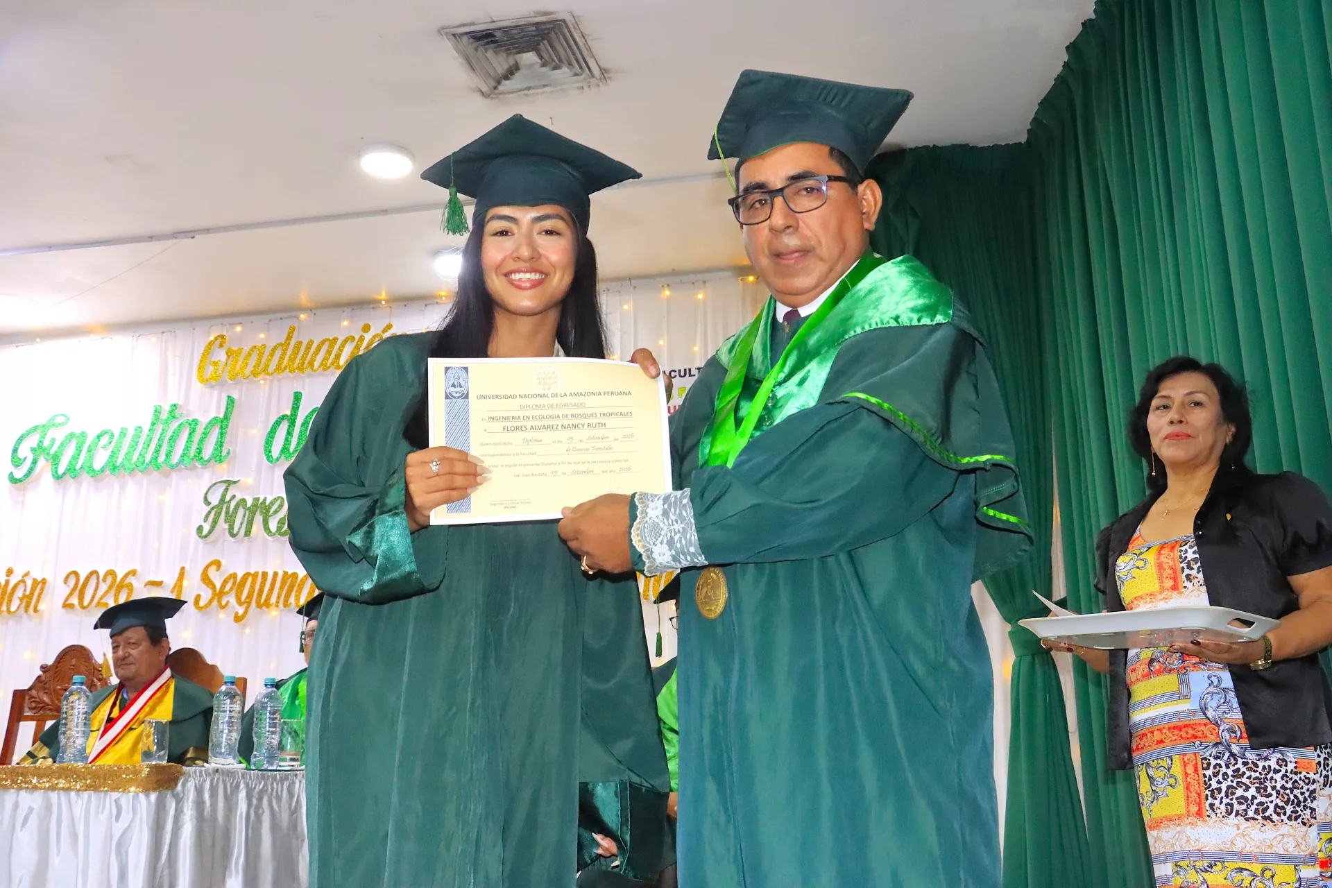 FACULTAD DE CIENCIAS FORESTALES DE LA UNAP GRADÚA A 15 NUEVOS PROFESIONALES
