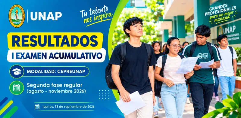 RESULTADOS DEL PRIMER EXAMEN ACUMULATIVO DE LA II FASE REGULAR 2027 – MODALIDAD CEPREUNAP