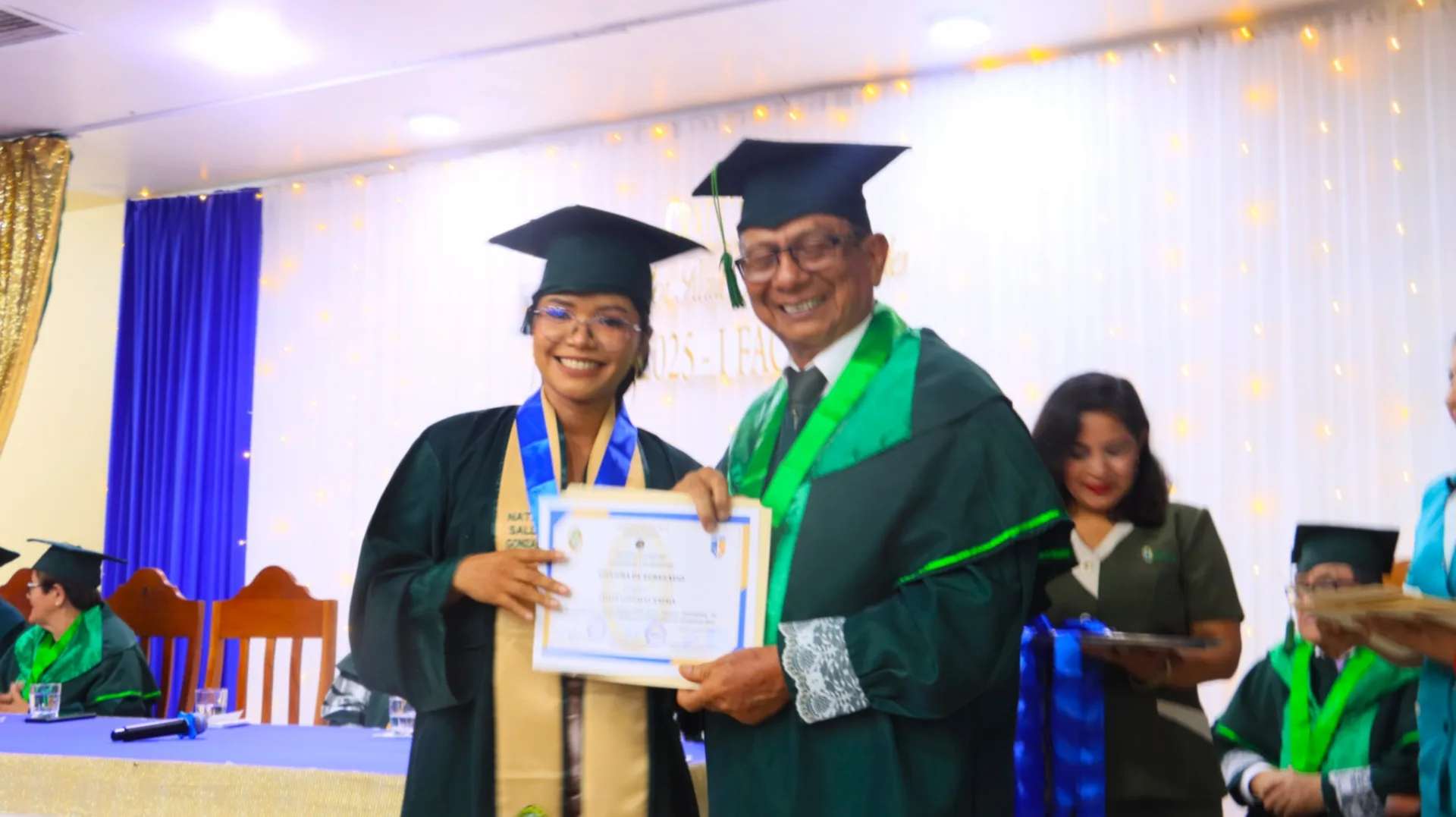 Ceremonia de colación de grado de 64 egresados de la Facen-UNAP