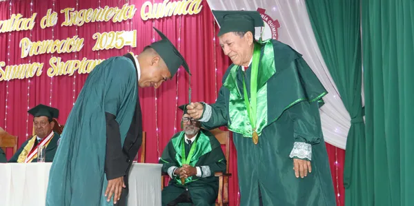 La UNAP celebró la graduación de la Facultad de Ingeniería Química - Promoción 2025-I