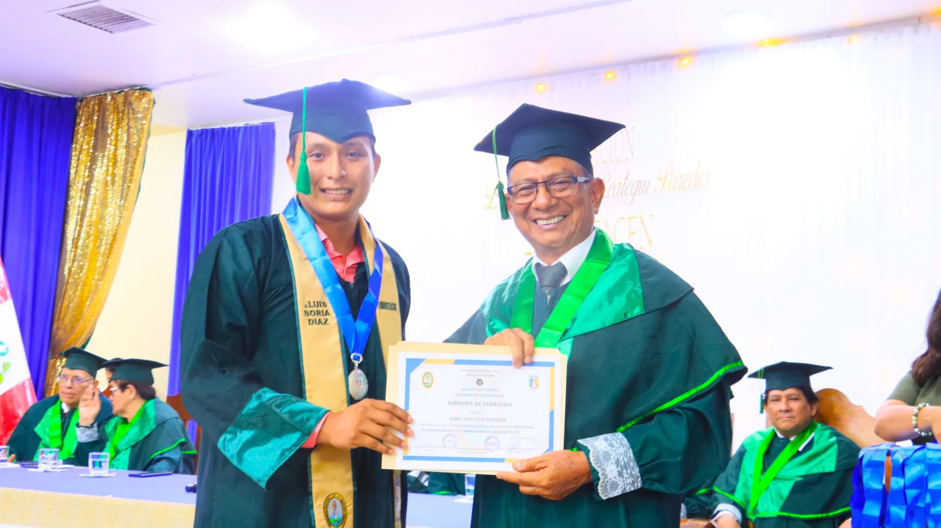 Ceremonia de colación de grado de 64 egresados de la Facen-UNAP