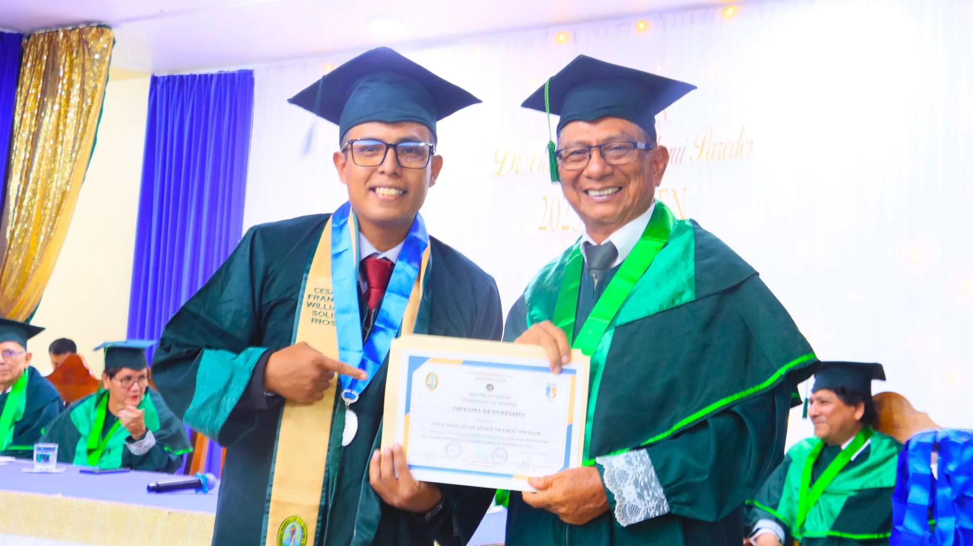 Ceremonia de colación de grado de 64 egresados de la Facen-UNAP