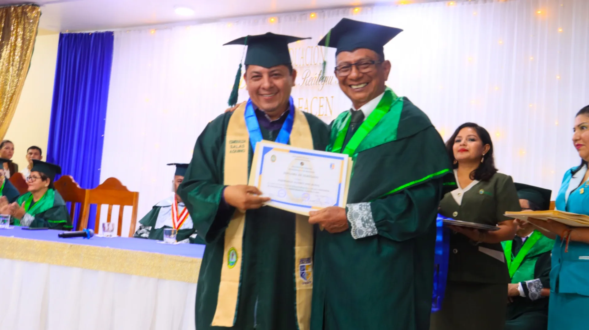 Ceremonia de colación de grado de 64 egresados de la Facen-UNAP