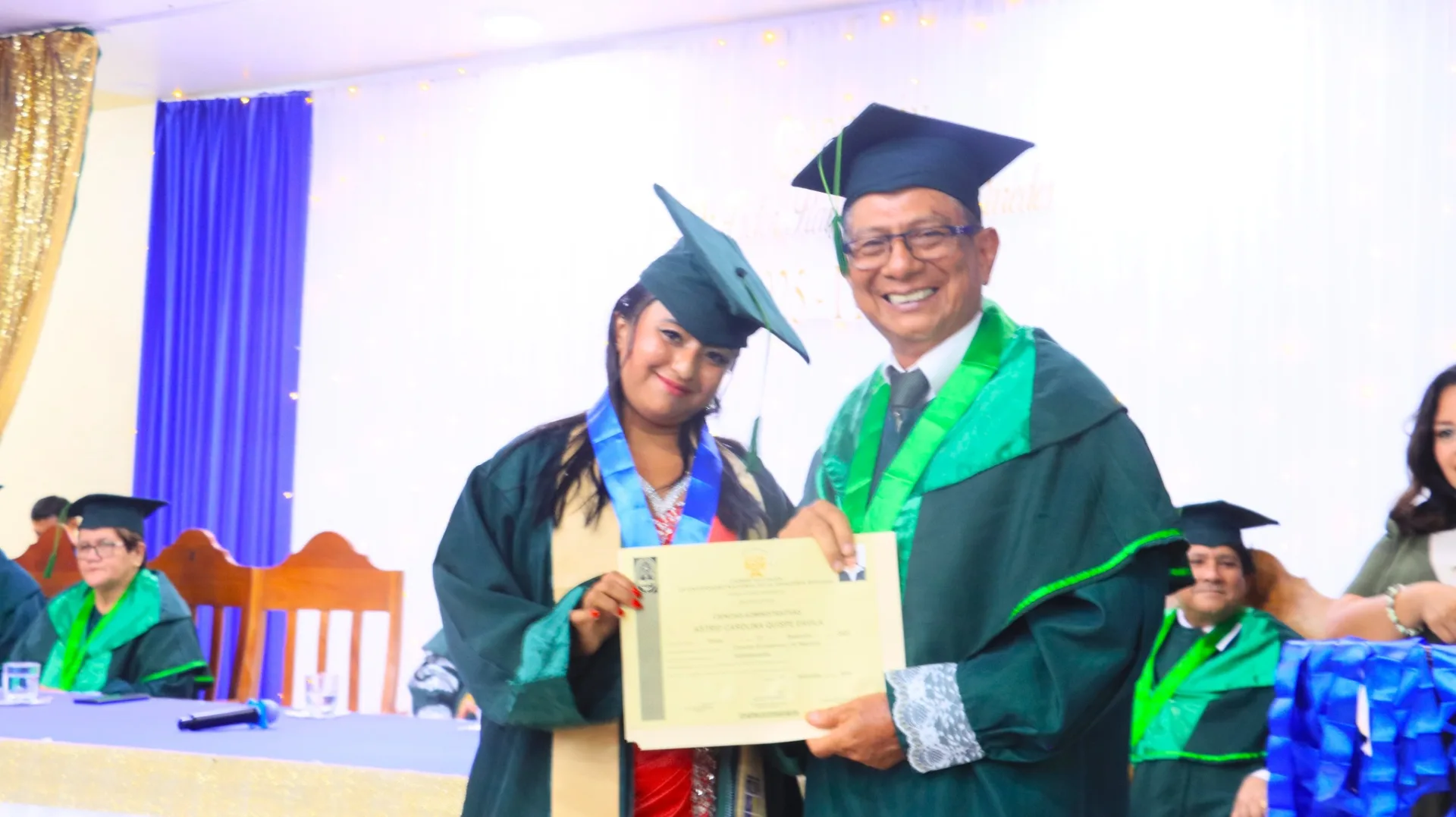 Ceremonia de colación de grado de 64 egresados de la Facen-UNAP