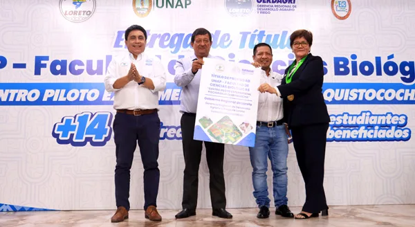 La UNAP recibió título de propiedad de la piscigranja Quistococha