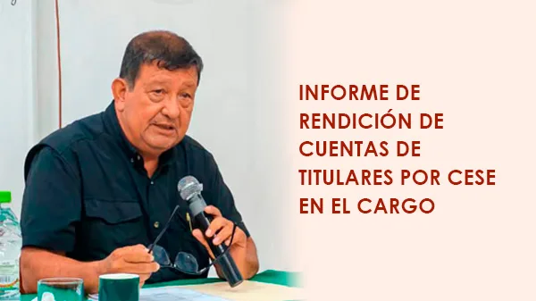 Imagen del rector de la UNAP en un escritorio