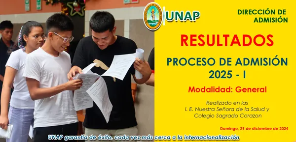 Proceso de Admisión 2025: Resultados del Examen de Admisión - II Fase: modalidad general - Iquitos