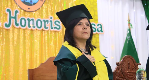 La UNAP dio reconocimiento honorífico a la escritora loretana Ana Denise Varela Tafur