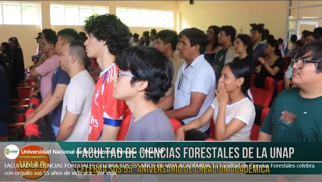 Facultad de Ciencias Forestales celebra 55 años de vida académica al servicio de la Amazonía